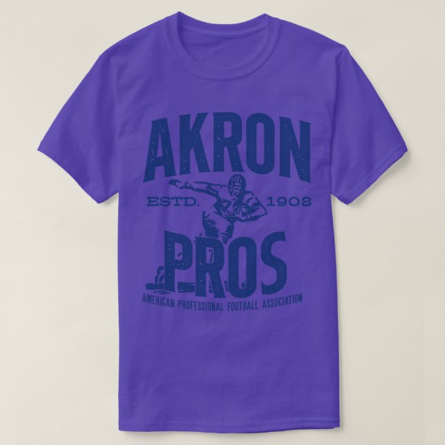 Akron Pros Football T-Shirt (Design vorne)