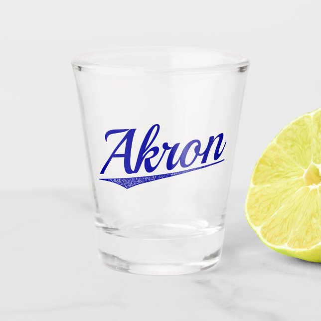 Akron Schnapsglas (Vorderseite)