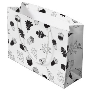 Akronen und Blätter Große Geschenktüte