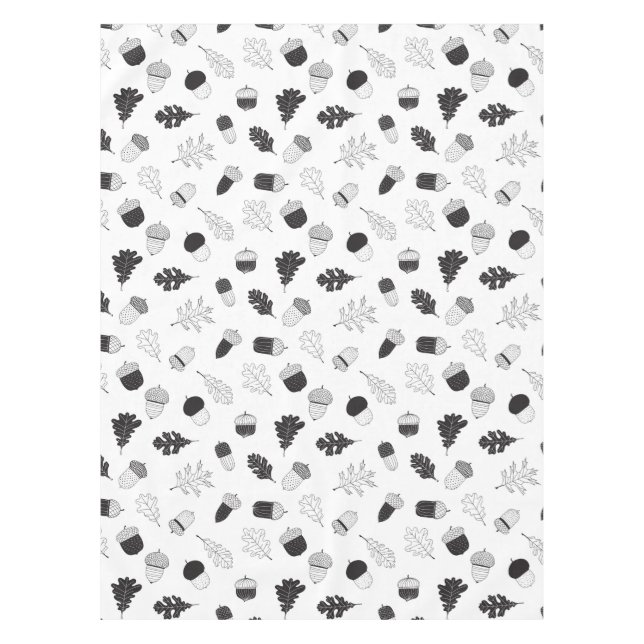 Akronen und Blätter Tischdecke (Vorderseite)