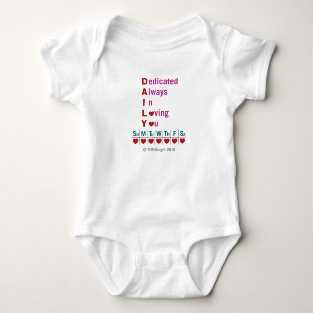 Akronym Baby Bodysuit Strampler (Vorderseite)