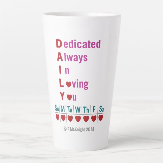 Akronym Lattee Milchtasse (Vorderseite)
