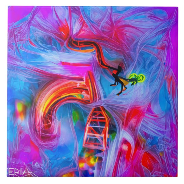 Akrophobie Fliese (Vorderseite)