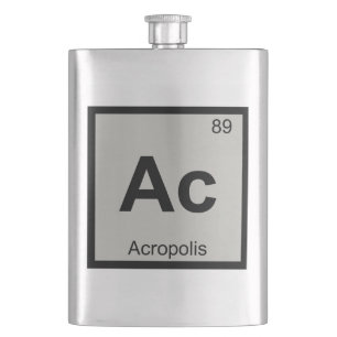 Akropolis Architecture Chemistry Symbol Flachmann