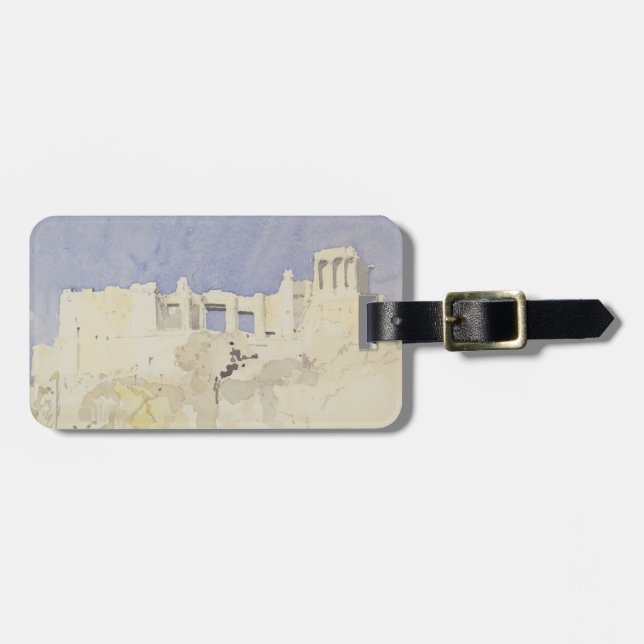 Akropolis Athen 1994 Gepäckanhänger (Vorderseite horizontal)