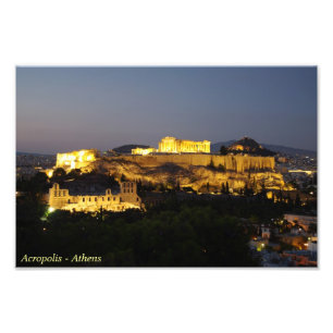 Akropolis - Athen Fotodruck