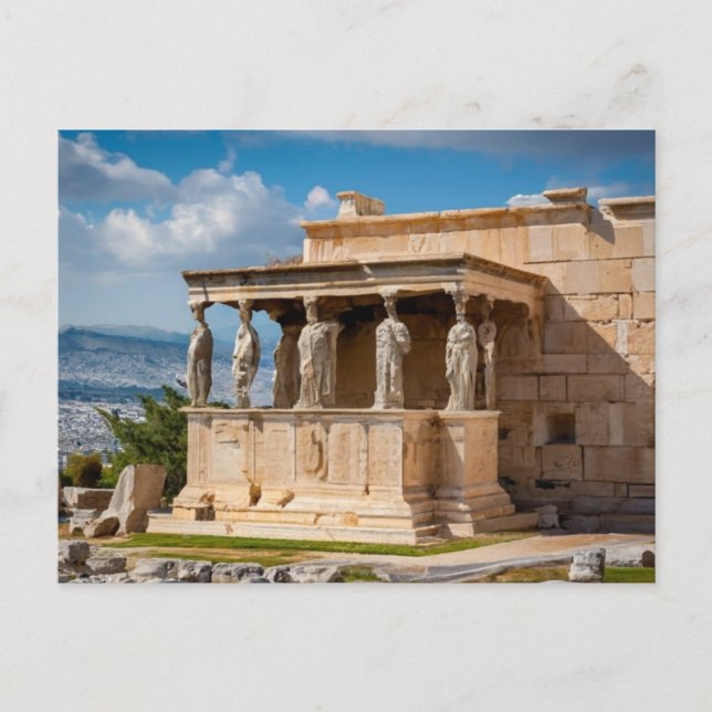 Akropolis Athen, Griechenland Postkarte (Vorderseite)