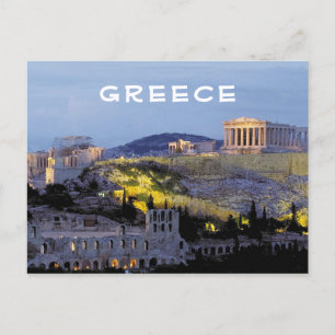 Akropolis Athen Griechenland Postkarte