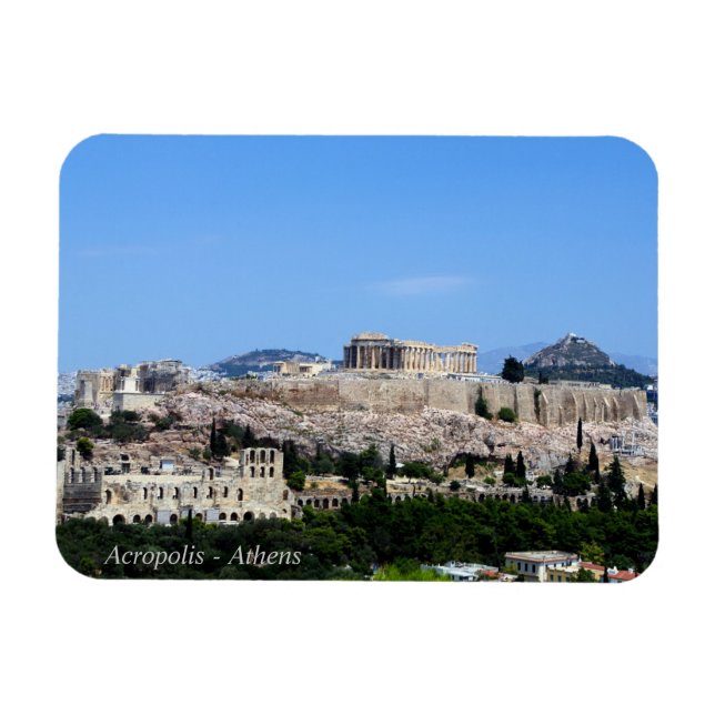 Akropolis - Athen Magnet (Horizontal)