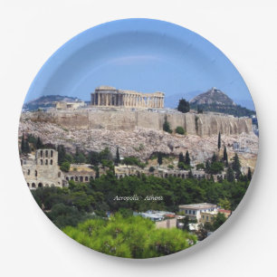 Akropolis - Athen Pappteller