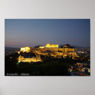 Akropolis - Athen Poster