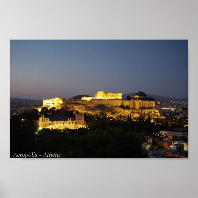 Akropolis - Athen Poster (Vorne)