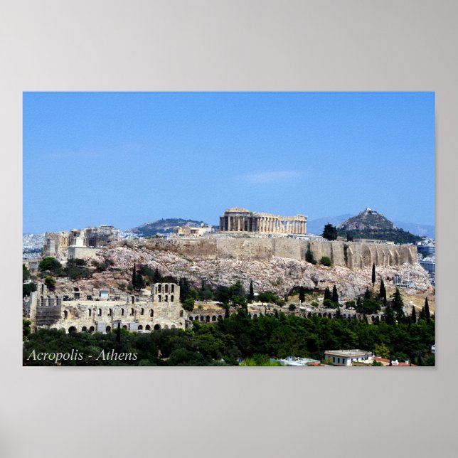 Akropolis - Athen Poster (Vorne)
