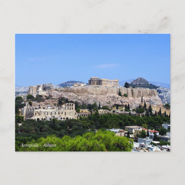 Akropolis - Athen Postkarte (Vorderseite)