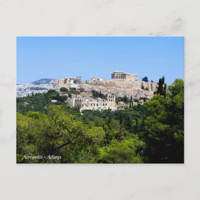Akropolis - Athen Postkarte (Vorderseite)