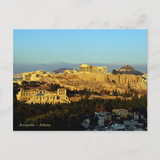 Akropolis - Athen Postkarte (Vorderseite)