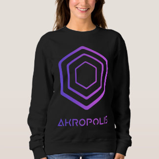 AKROPOLIS Crypto Decentralized Blockchain AKRO DeF Sweatshirt