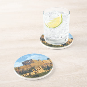 Akropolis Getränkeuntersetzer