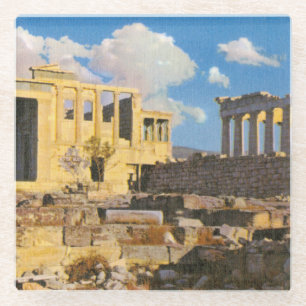 Akropolis Glasuntersetzer