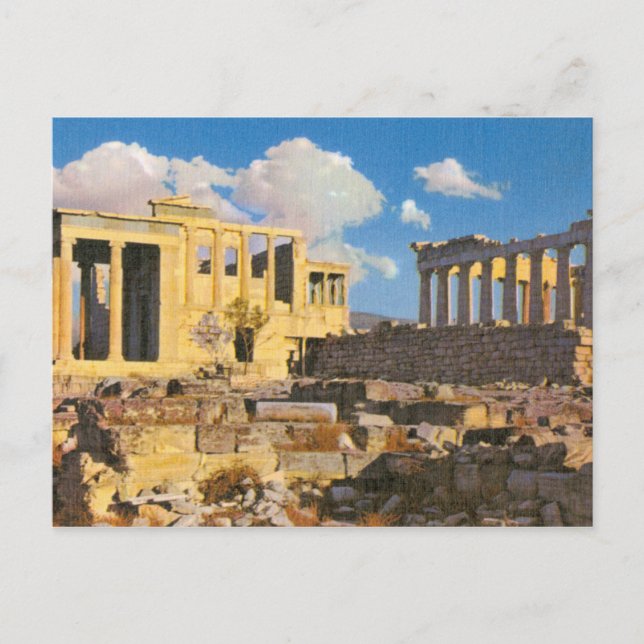 Akropolis Postkarte (Vorderseite)
