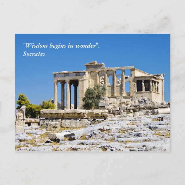 Akropolis Postkarte (Vorderseite)