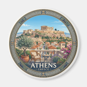 Akropolis von Athen Griechenland Magnet
