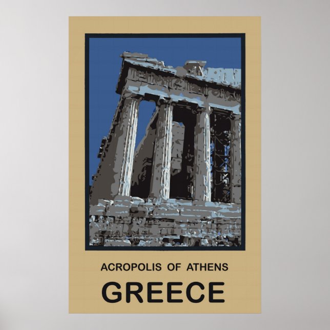 Akropolis von Athen - Griechenland Poster (Vorne)