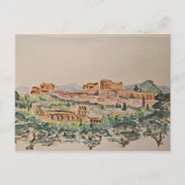 Akropolis von Athen Postkarte