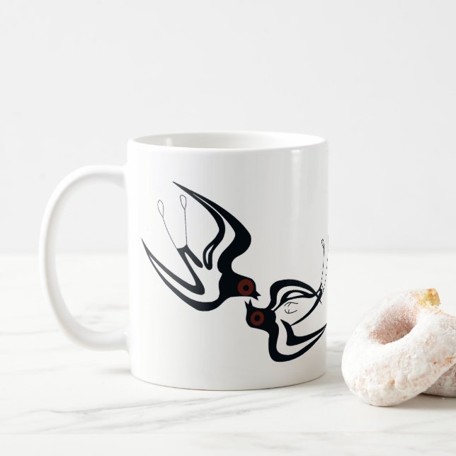 Akrotiri Schwalben-Tasse Tasse (Mit Donut)