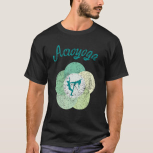 Akroyoga Power Workout-Stil Heilige Geometrie Acro T-Shirt