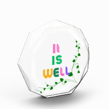 Akrylblock mit Inspiration