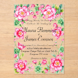 Akryleinladung Acryleinladungen