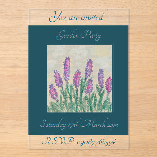 Akryleinladung Acryleinladungen