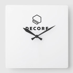 Akryler Wall-Clock-Platz Quadratische Wanduhr