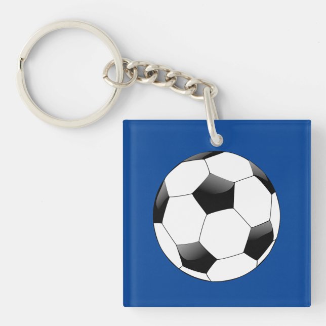Akrylfußballring Schlüsselanhänger (Vorderseite)