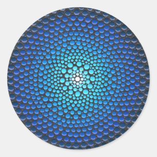 Akrylic Dot Mandala Runder Aufkleber