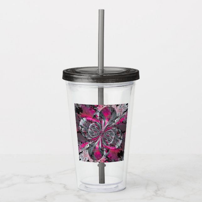 Akrylic Tumbler, gemischte Signale Acryltrinkbecher (Vorderseite)