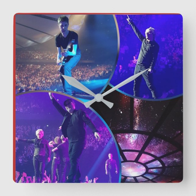 AKRYLINDOCHINA-UHR QUADRATISCHE WANDUHR (Vorderseite)