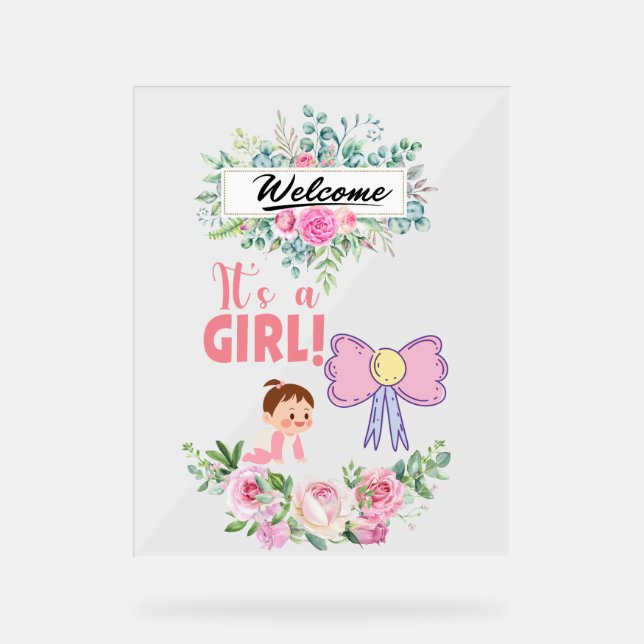 Akryling Acrylschild (Vorderseite)