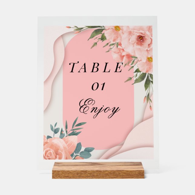 Akryling Acrylschild (Vorderseite)