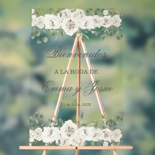 Akrylisches Hochzeitssymbol auf Spanisch Acrylschild