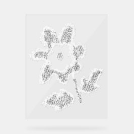 Akryllischer Signature ART DESIGN STIL Acrylschild