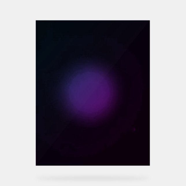 Akryllischer Signature ART DESIGN STIL Acrylschild (Vorderseite)