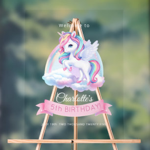 Akryllisches Unterschreiben zu einer magischen Geb Acrylschild