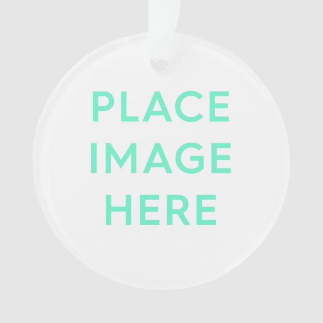 Akrylornament, Kreis Ornament (Vorderseite)