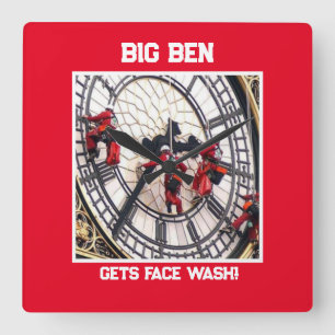 Akrylwall Uhr großes Quadrat!