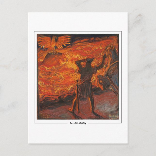 Akseli Gallen-Kallela #202 - Fine Art Postcard Postkarte (Vorderseite)