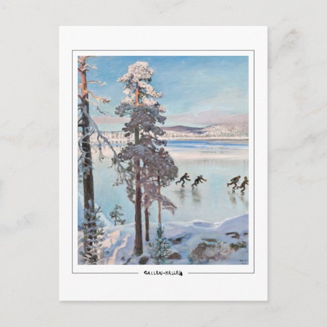 Akseli Gallen-Kallela #34 - Fine Art Postcard Postkarte (Vorderseite)
