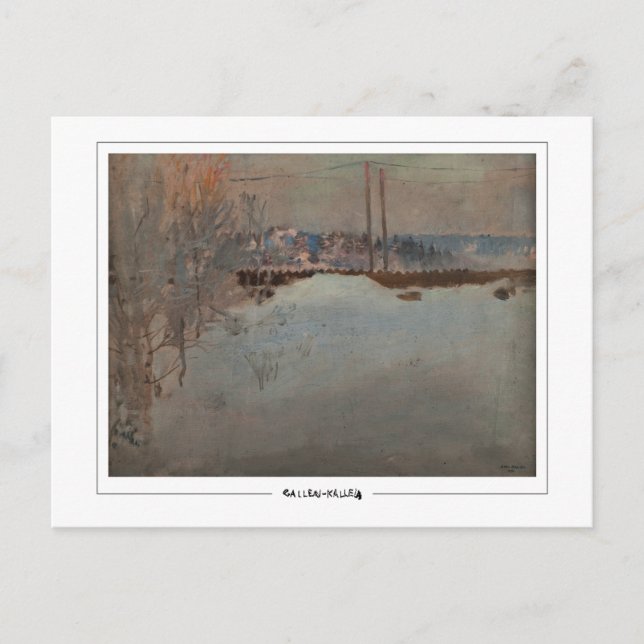 Akseli Gallen-Kallela #354 - Fine Art Postcard Postkarte (Vorderseite)