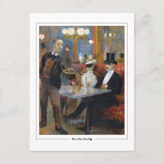 Akseli Gallen-Kallela #372 - Fine Art Postcard Postkarte (Vorderseite)